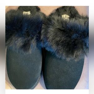 Ugg Scuff Sis Slippers Black Size 9